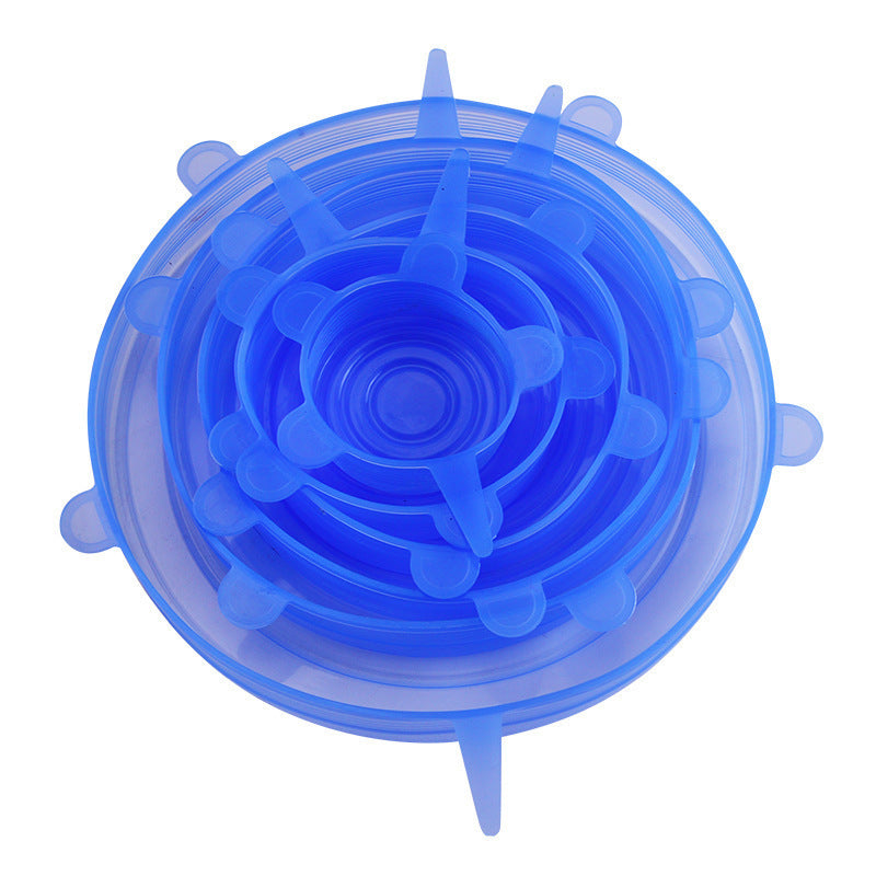 Silicone food storage lid