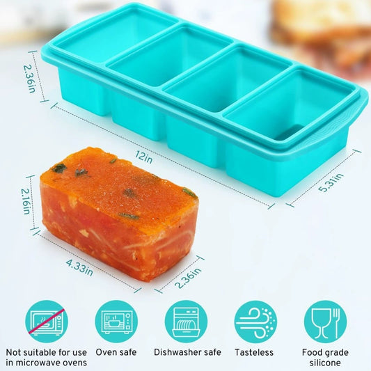 Silicone Freezer Mold with Lid