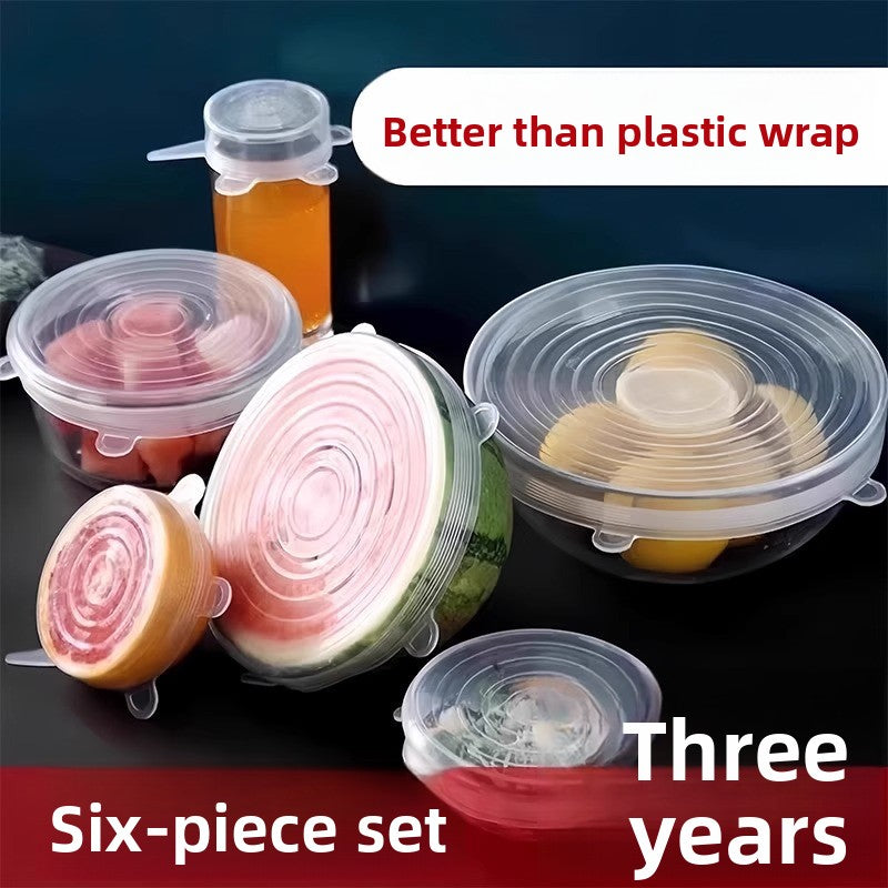Silicone Fresh-Keeping Lid Food-Grade Universal Lid Round