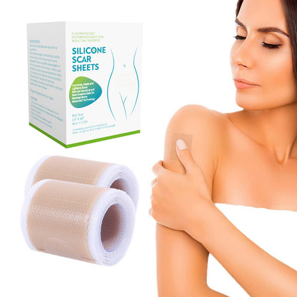 Silicone gel self-adhesive scar patch