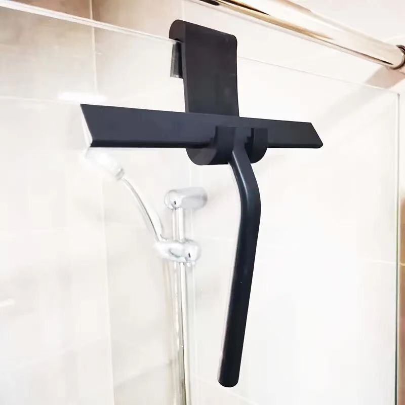 Silicone Glass Scraper with Hook for Bathroom and Window Cleaning