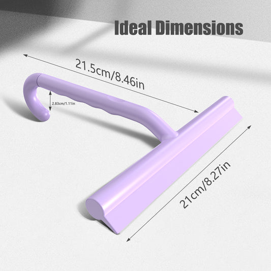 Silicone Glass Shower Scraper with Hook