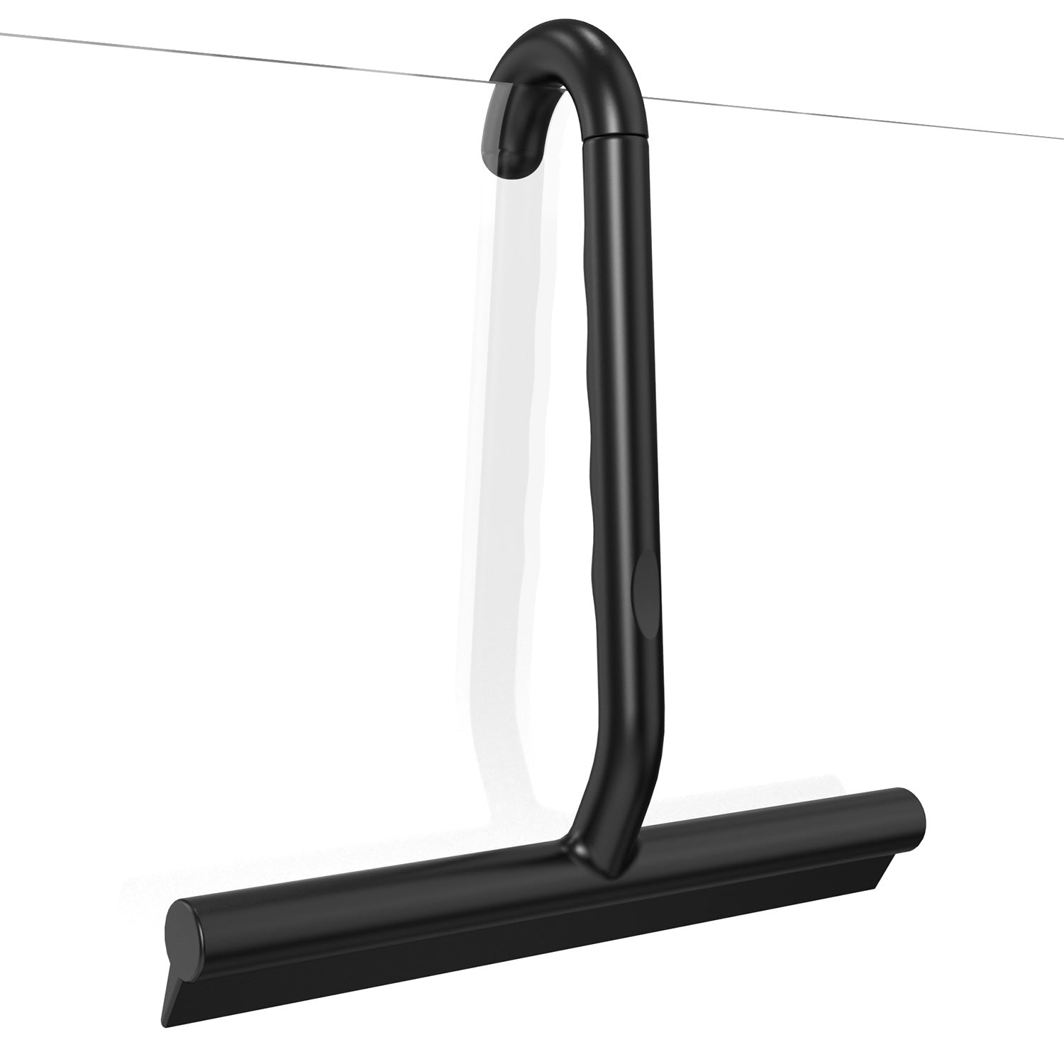 Silicone Glass Shower Scraper with Hook