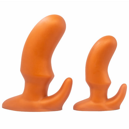 Silicone Golden Horn Silver Horn Anal Plug