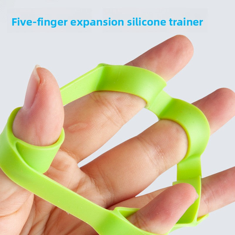 Silicone hand grip trainer