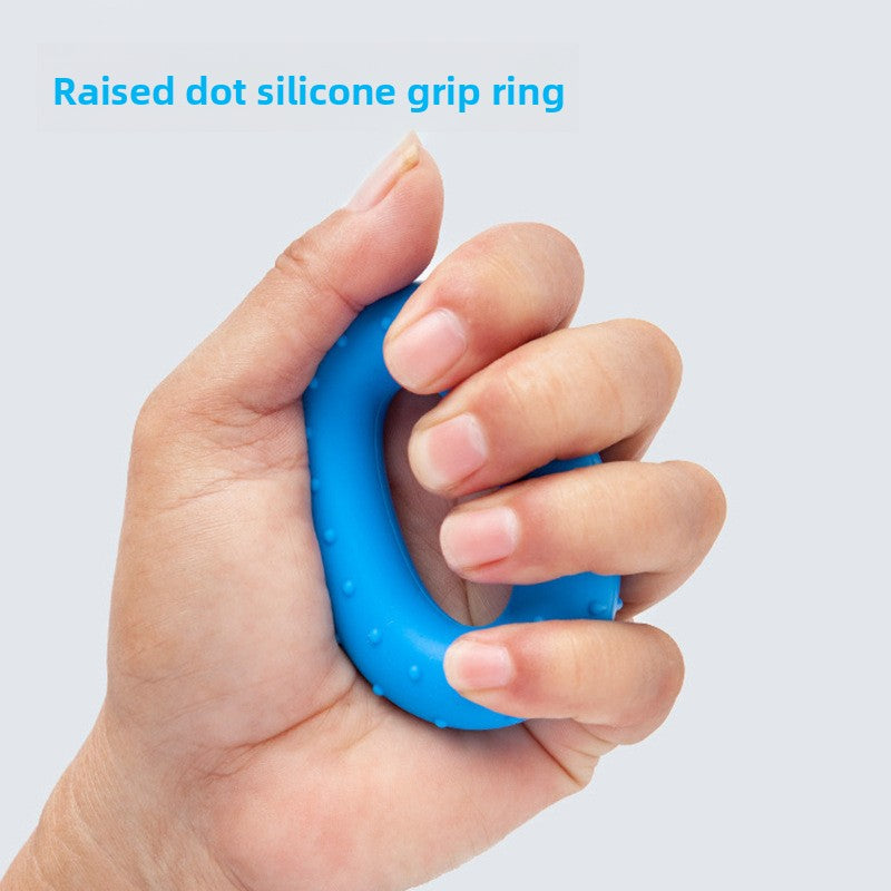 Silicone hand grip trainer