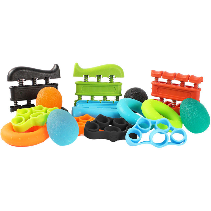 Silicone hand grip trainer