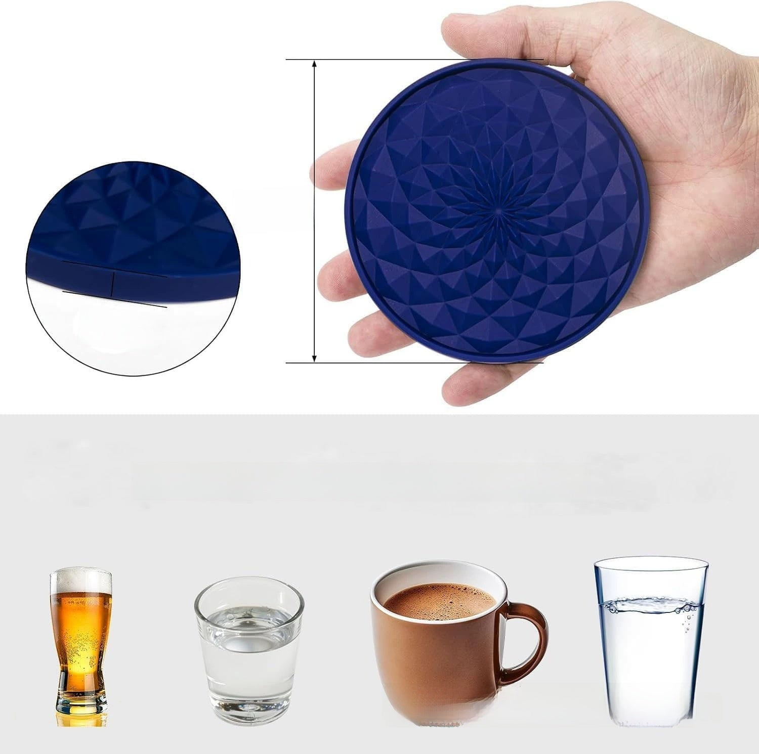 Silicone heat insulation cup pad