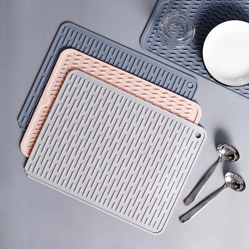 Silicone Heat Insulation Mat for Kitchen Countertop and Dining