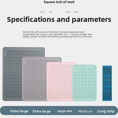 Silicone Heat Insulation Mat for Kitchen Countertop and Dining