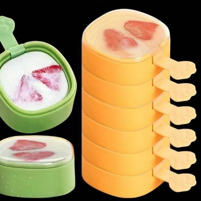 Silicone Ice Cream Mold with Lid