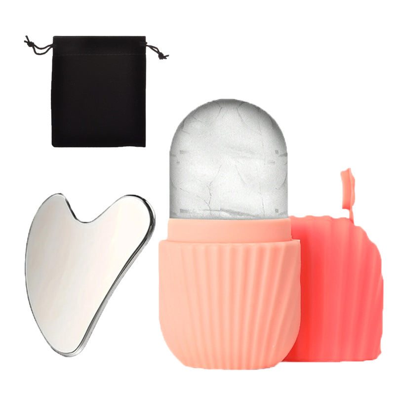 Silicone ice cube tray gua sha board
