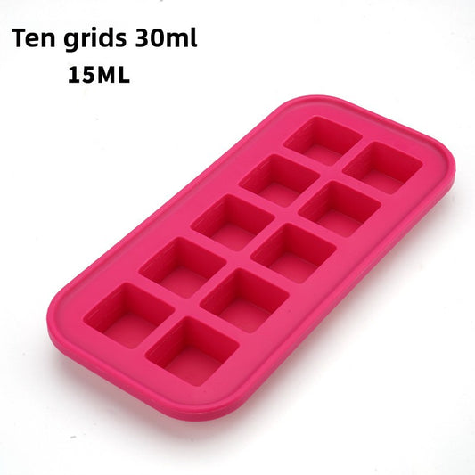 Silicone Ice Cube Tray with Lid