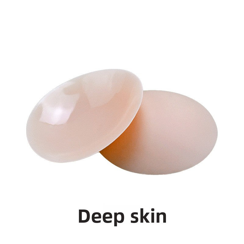 Silicone invisible gathering cream patch