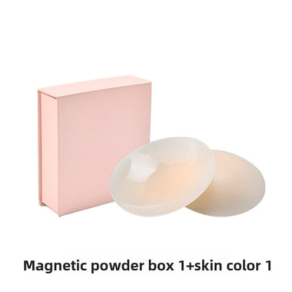 Silicone invisible gathering cream patch