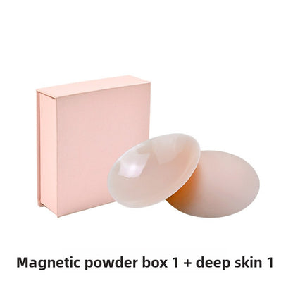 Silicone invisible gathering cream patch