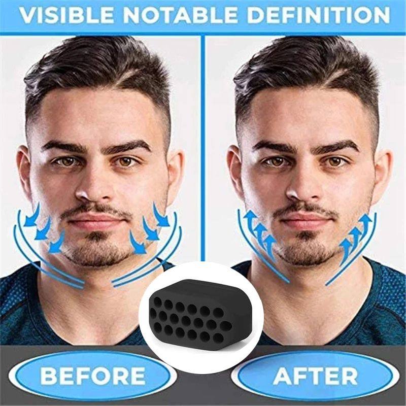 Silicone Jawline Exerciser Chew Ball for Facial Fitness