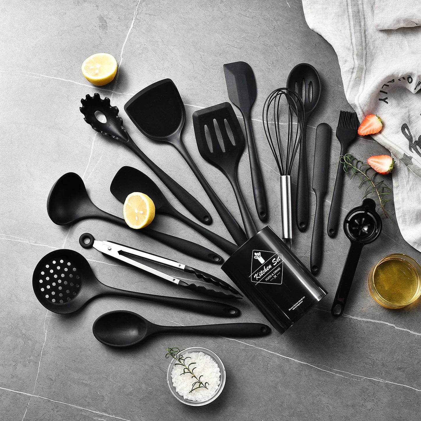silicone kitchenware set
