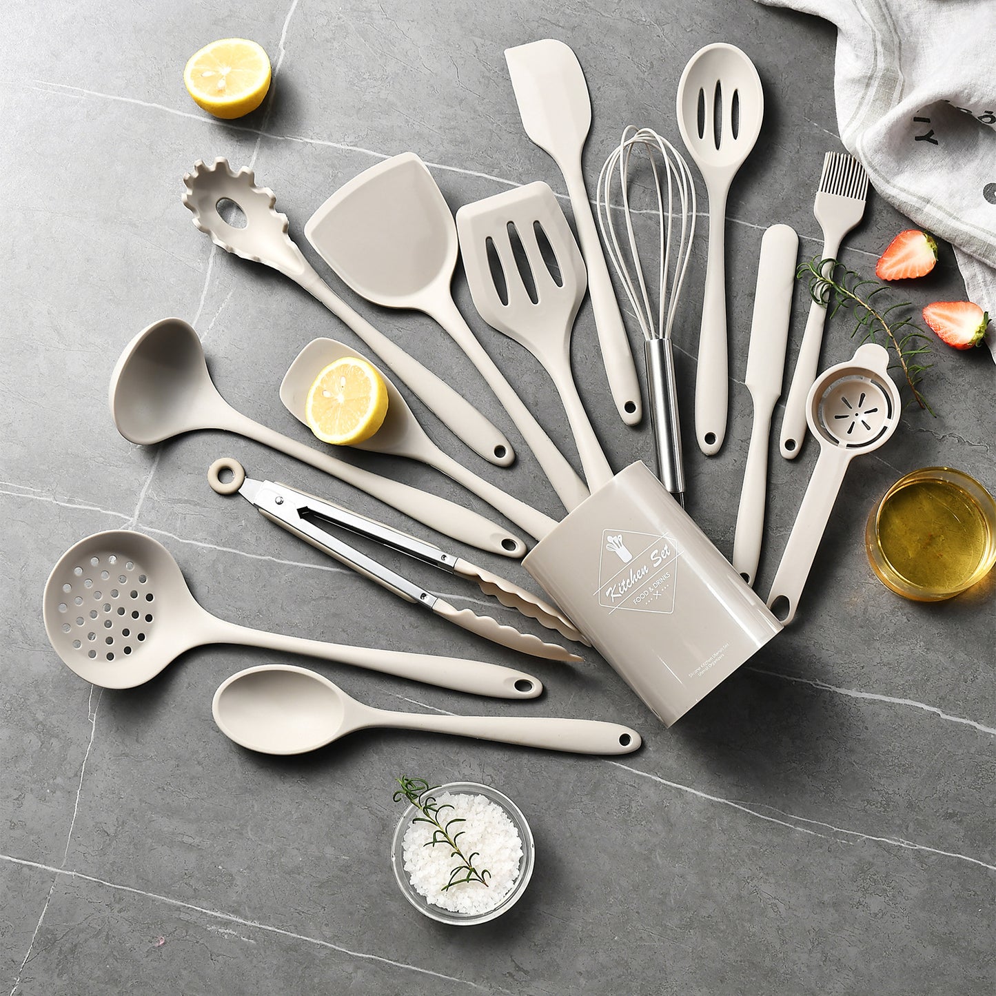 silicone kitchenware set