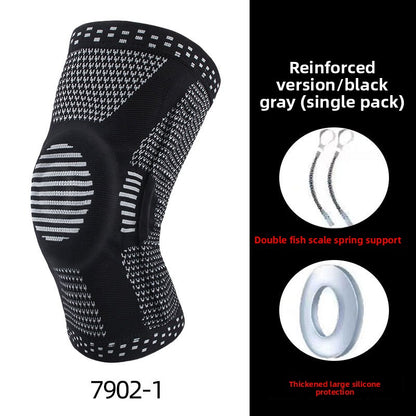 Silicone knee pads for outdoor sports