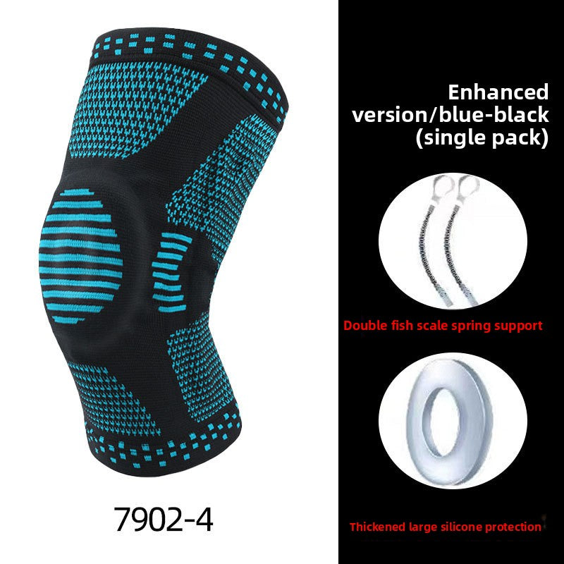 Silicone knee pads for outdoor sports