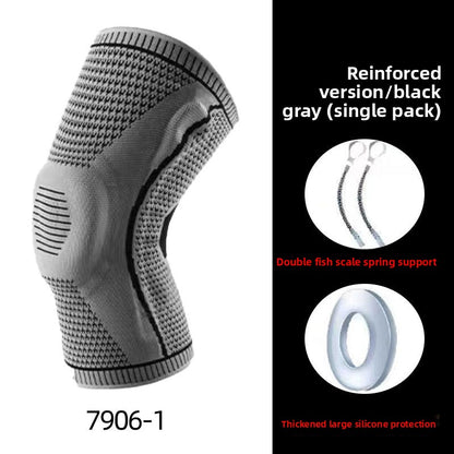 Silicone knee pads for outdoor sports