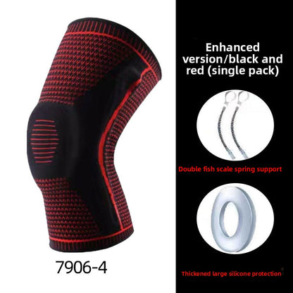 Silicone knee pads for outdoor sports