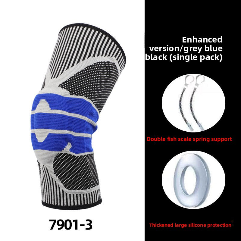 Silicone knee pads for outdoor sports