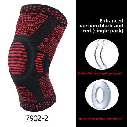 Silicone knee pads for outdoor sports