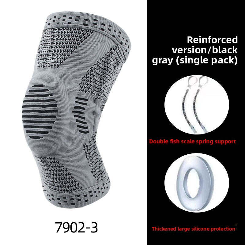 Silicone knee pads for outdoor sports