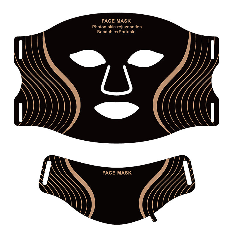 Silicone LED Facial Mask Device