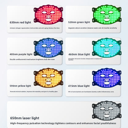 Silicone LED Light Therapy Facial Mask