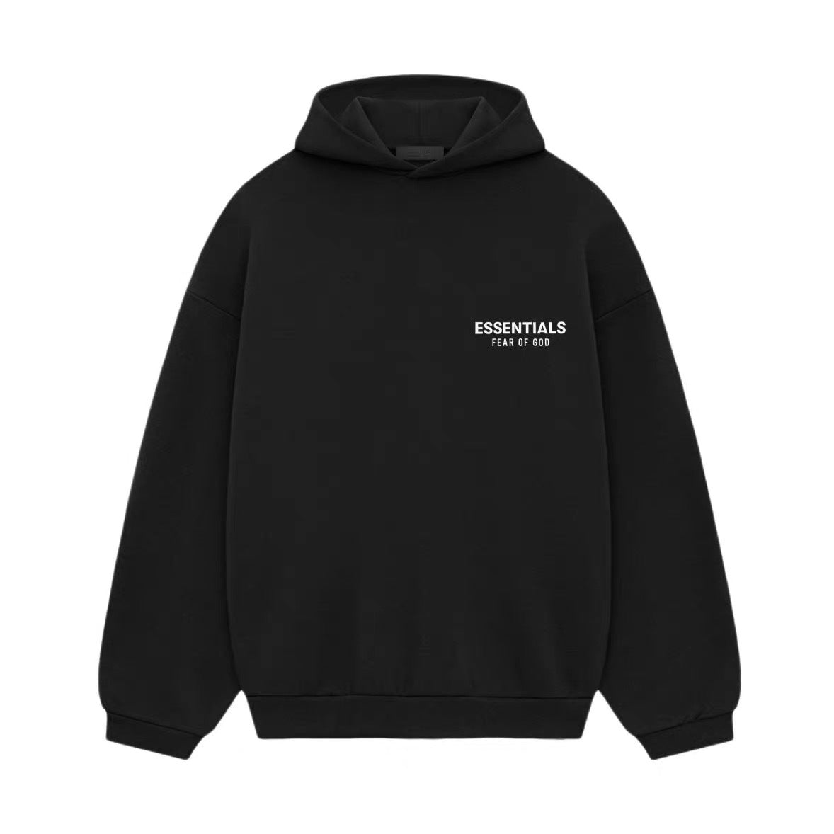 Silicone letter hooded sweatshirt