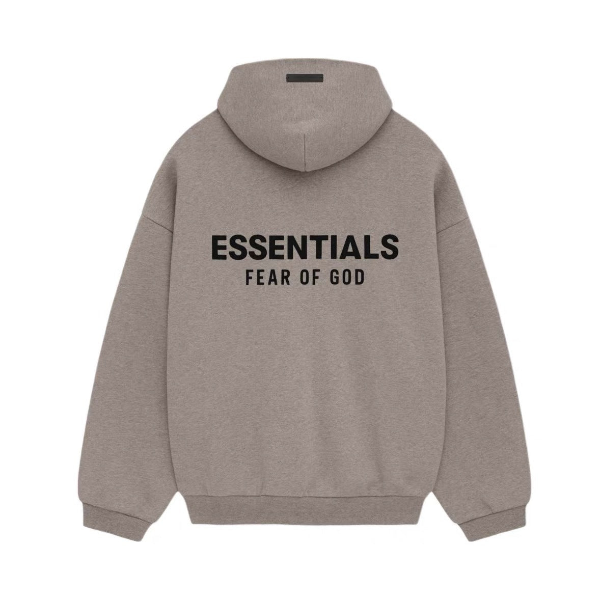 Silicone letter hooded sweatshirt