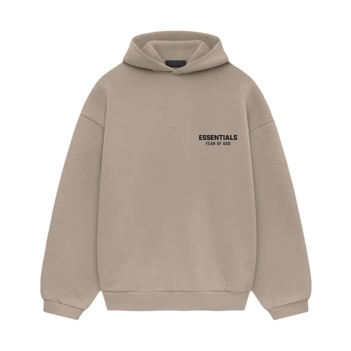 Silicone letter hooded sweatshirt