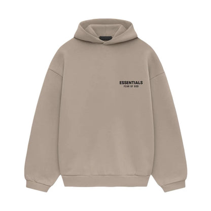 Silicone letter hooded sweatshirt