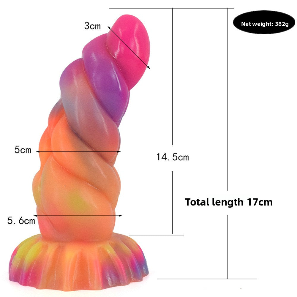 Silicone luminous sex toy