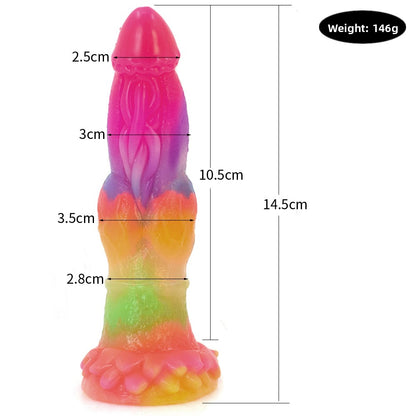 Silicone luminous sex toy