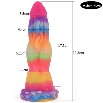 Silicone luminous sex toy