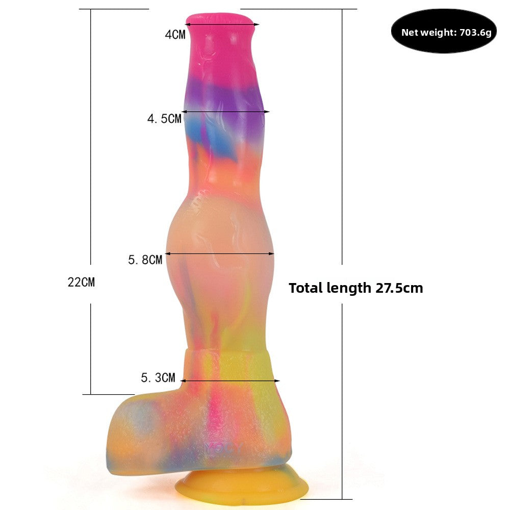 Silicone luminous sex toy