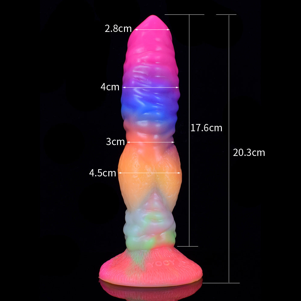 Silicone luminous sex toy