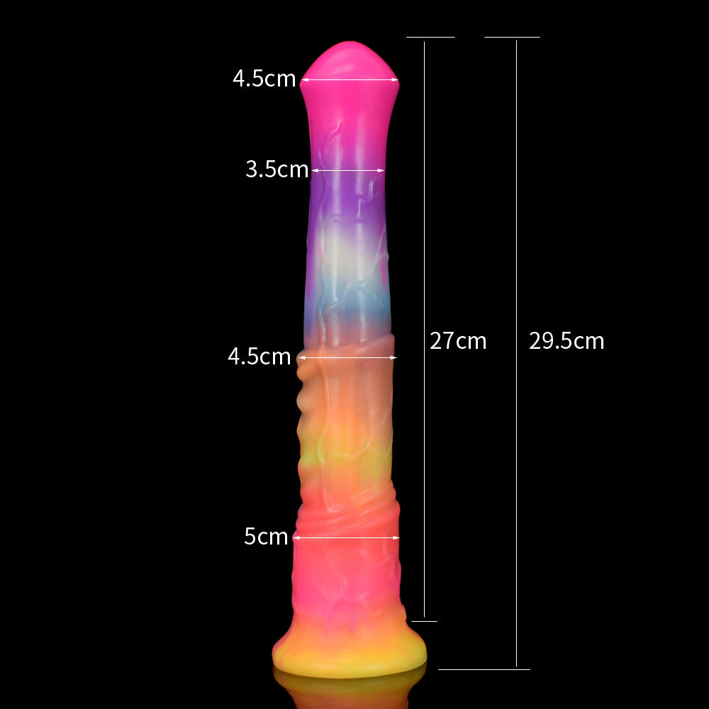 Silicone luminous sex toy