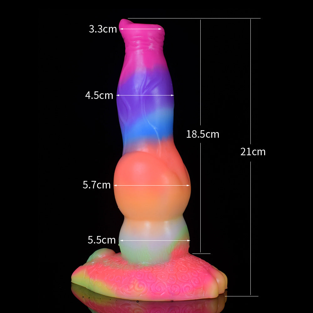 Silicone luminous sex toy
