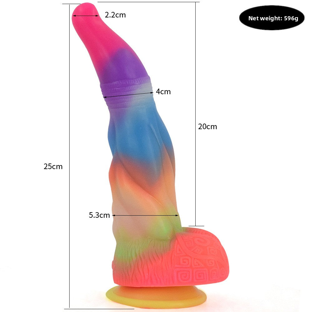 Silicone luminous sex toy