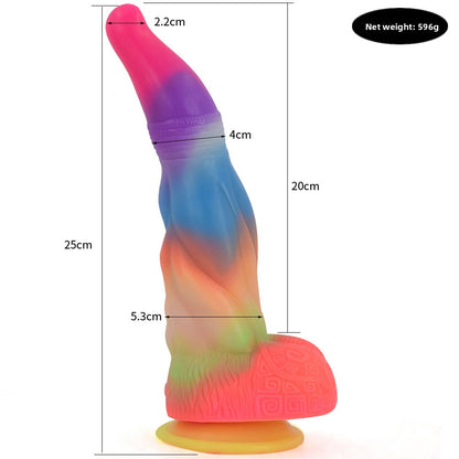 Silicone luminous sex toy