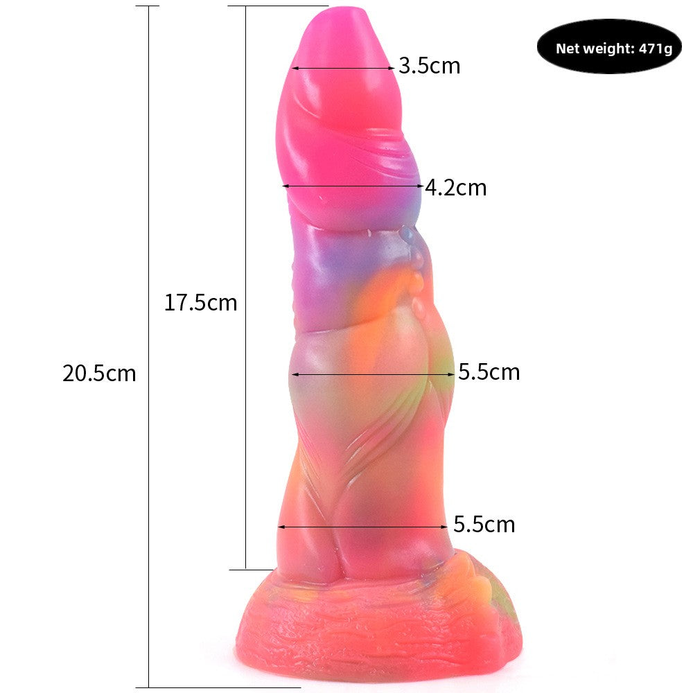 Silicone luminous sex toy