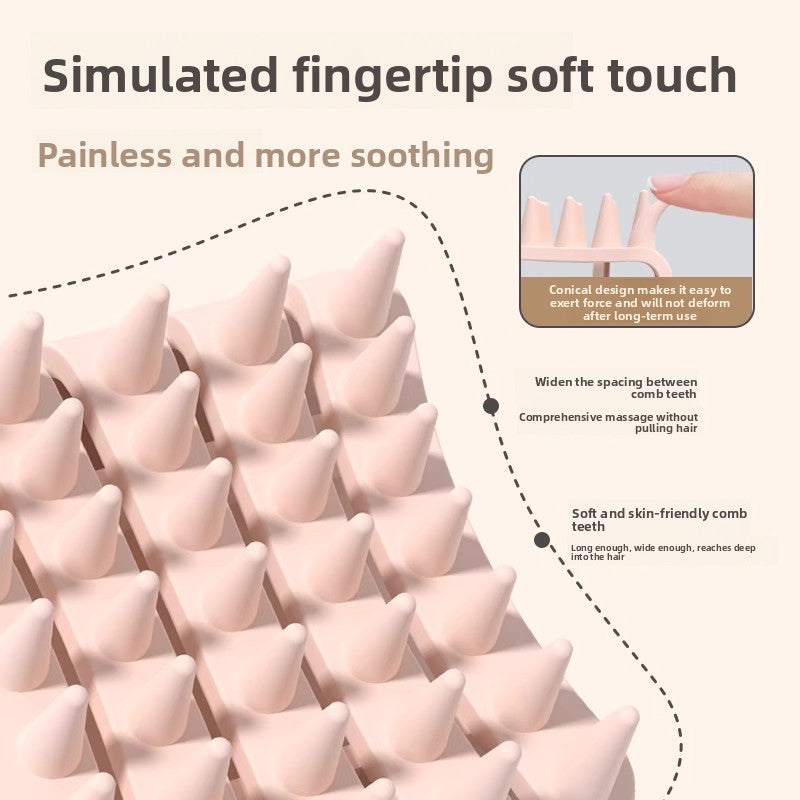 silicone massage comb