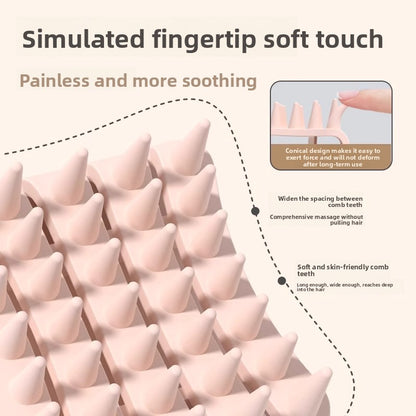 silicone massage comb