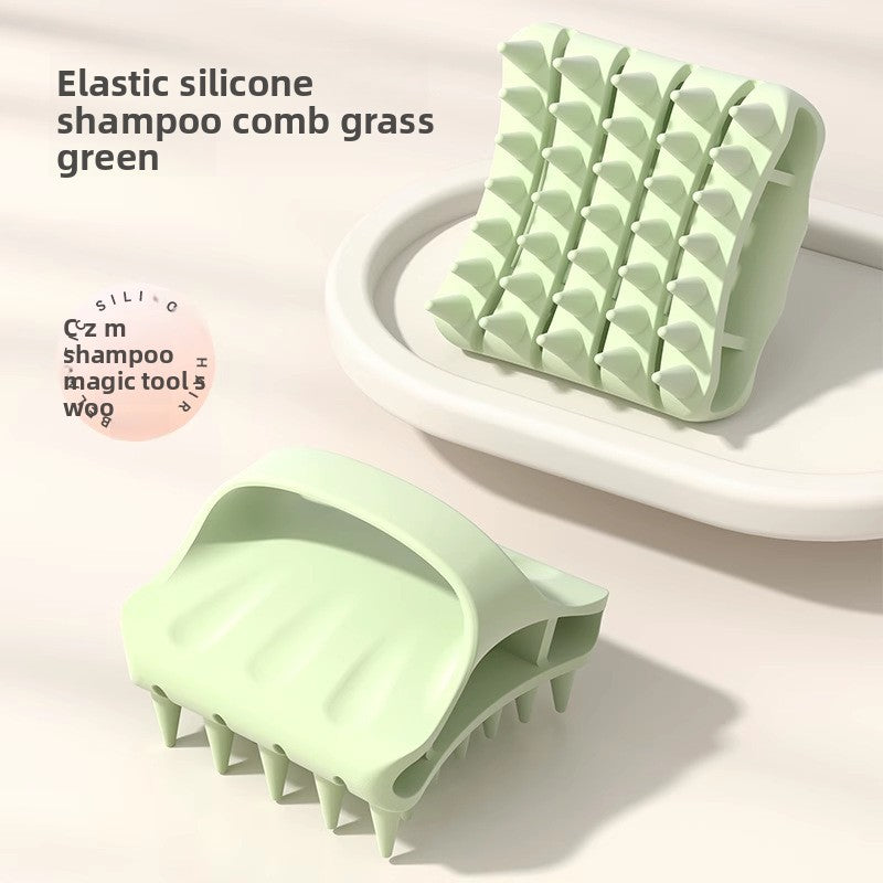 silicone massage comb