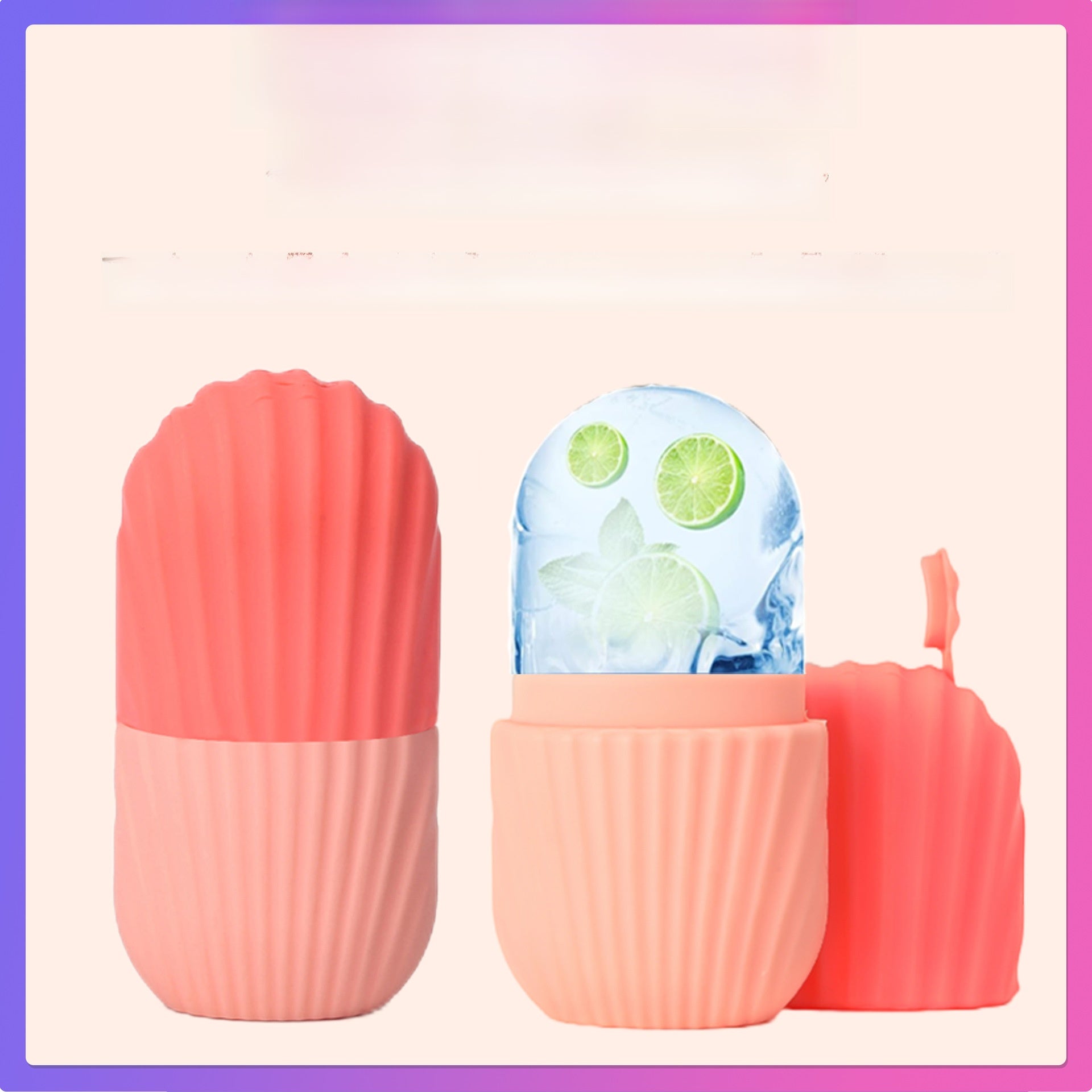 Silicone massage ice pack